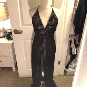 Glam black and silver dress